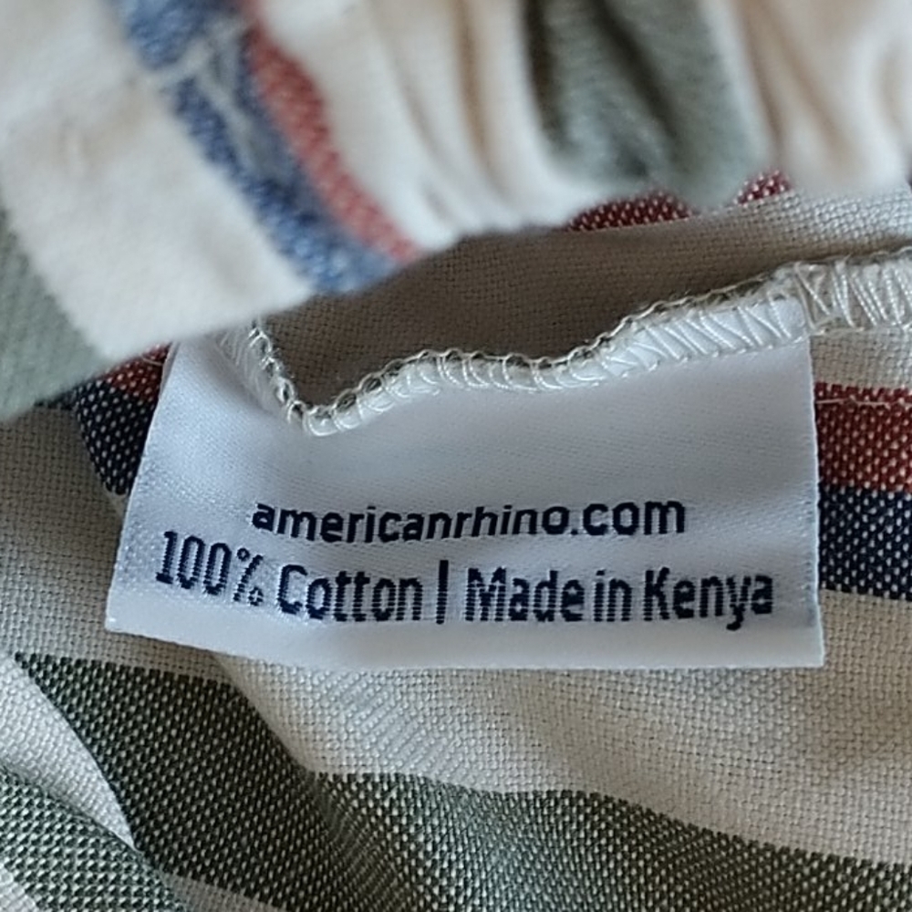 American Rhino Kenyan Cotton Wharf Pants Sz L - Picture 8 of 10